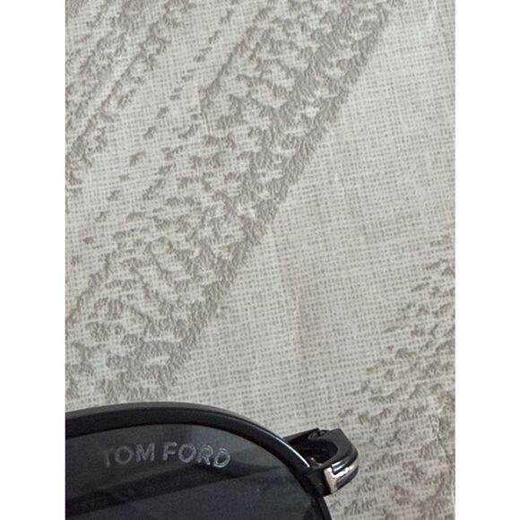 Tom Ford Gio TF772 02A Sunglasses Matte Black Double Bridge Grey Lenses main image 8